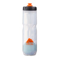 22 Oz Plastic Insulated Cycling Water Bottle, Black and White